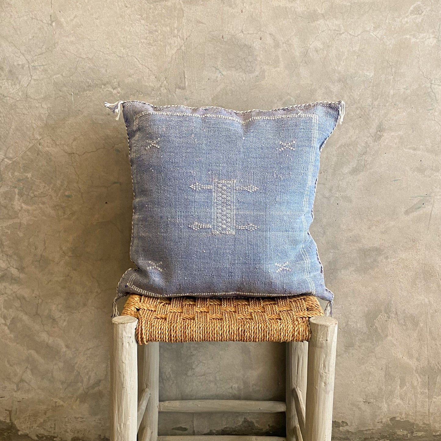Blue Sabra Cushion