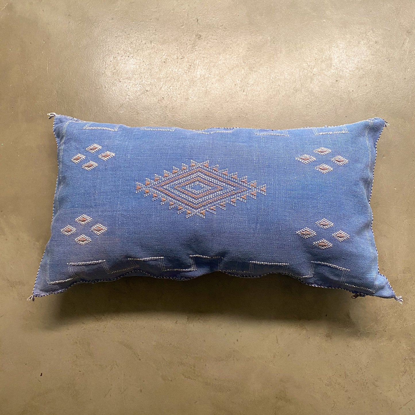 Blue Long Sabra Cushion