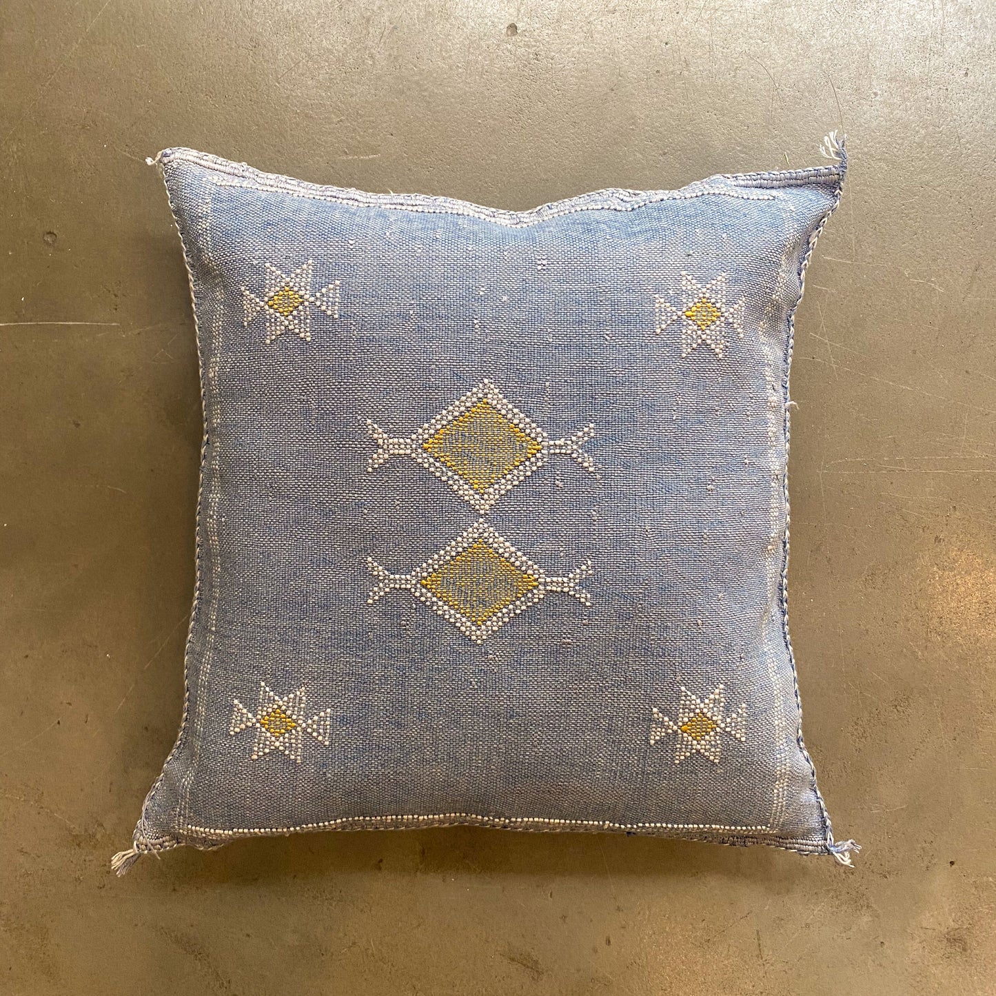Blue Sabra Cushion
