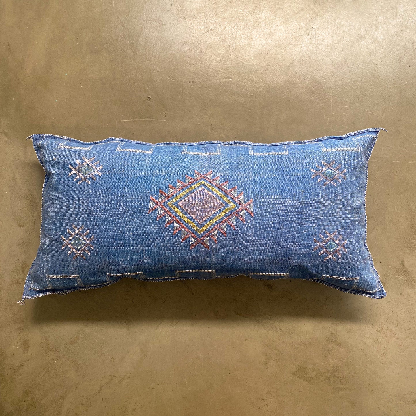 Blue Long Sabra Cushion