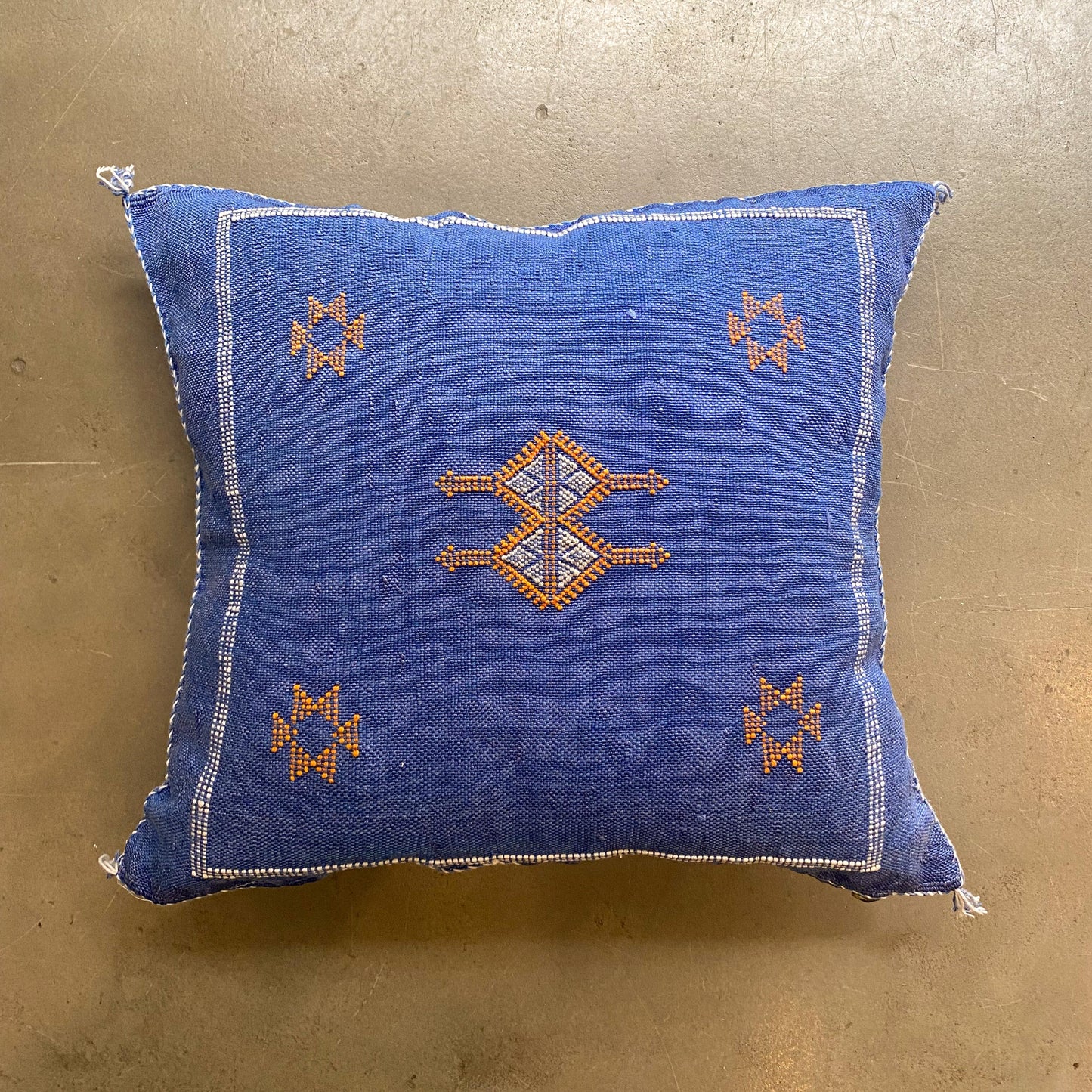 Blue Sabra Cushion