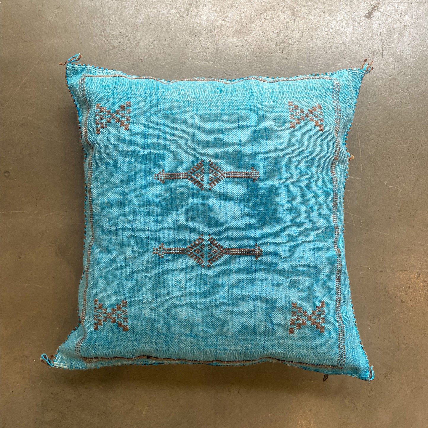 Blue Sabra Cushion