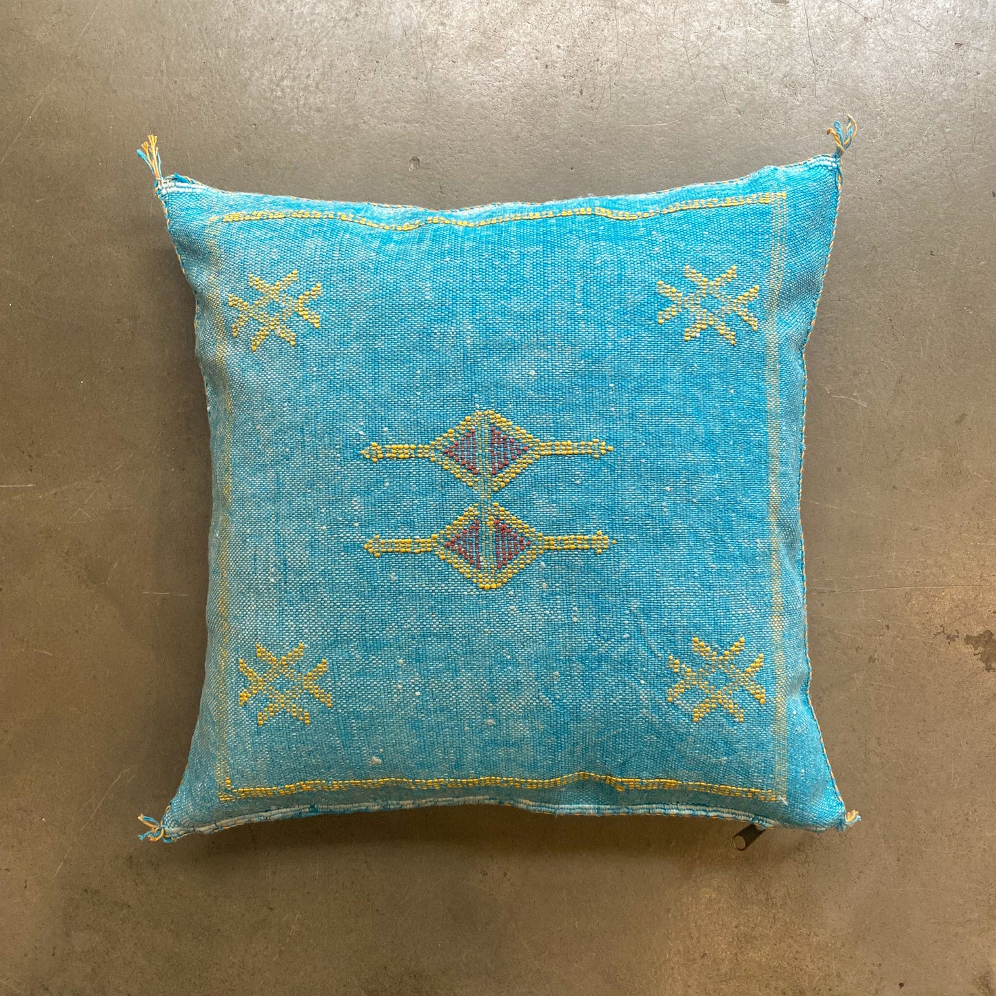 Blue Sabra Cushion