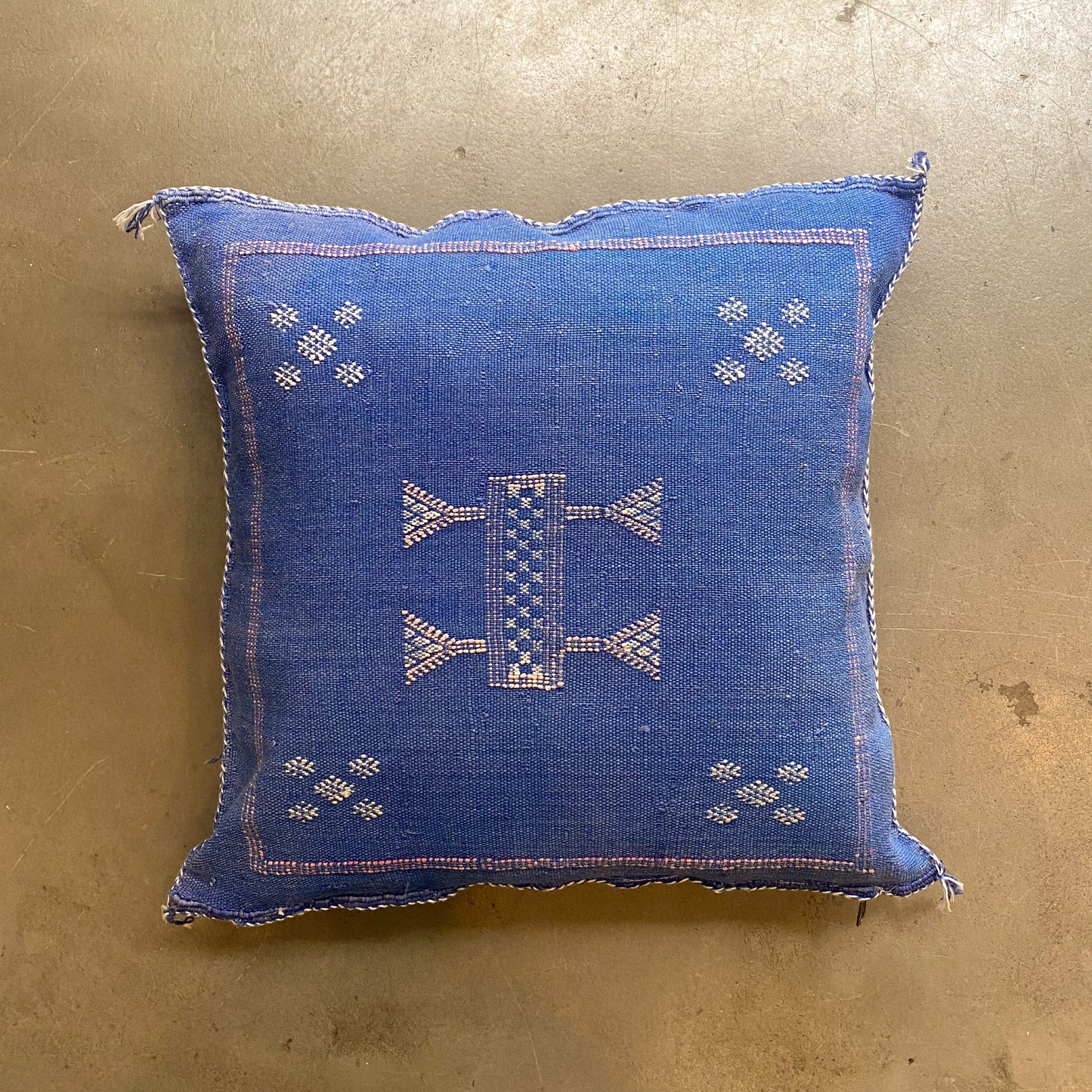 Blue Sabra Cushion