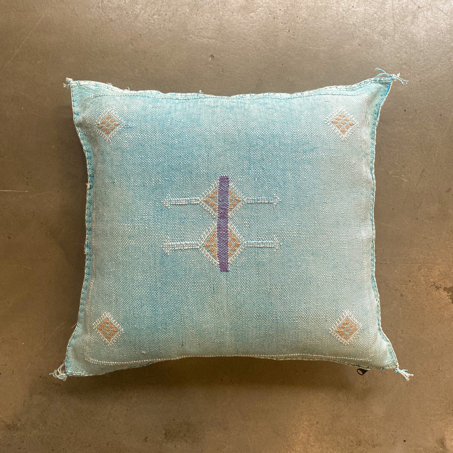 Blue Sabra Cushion