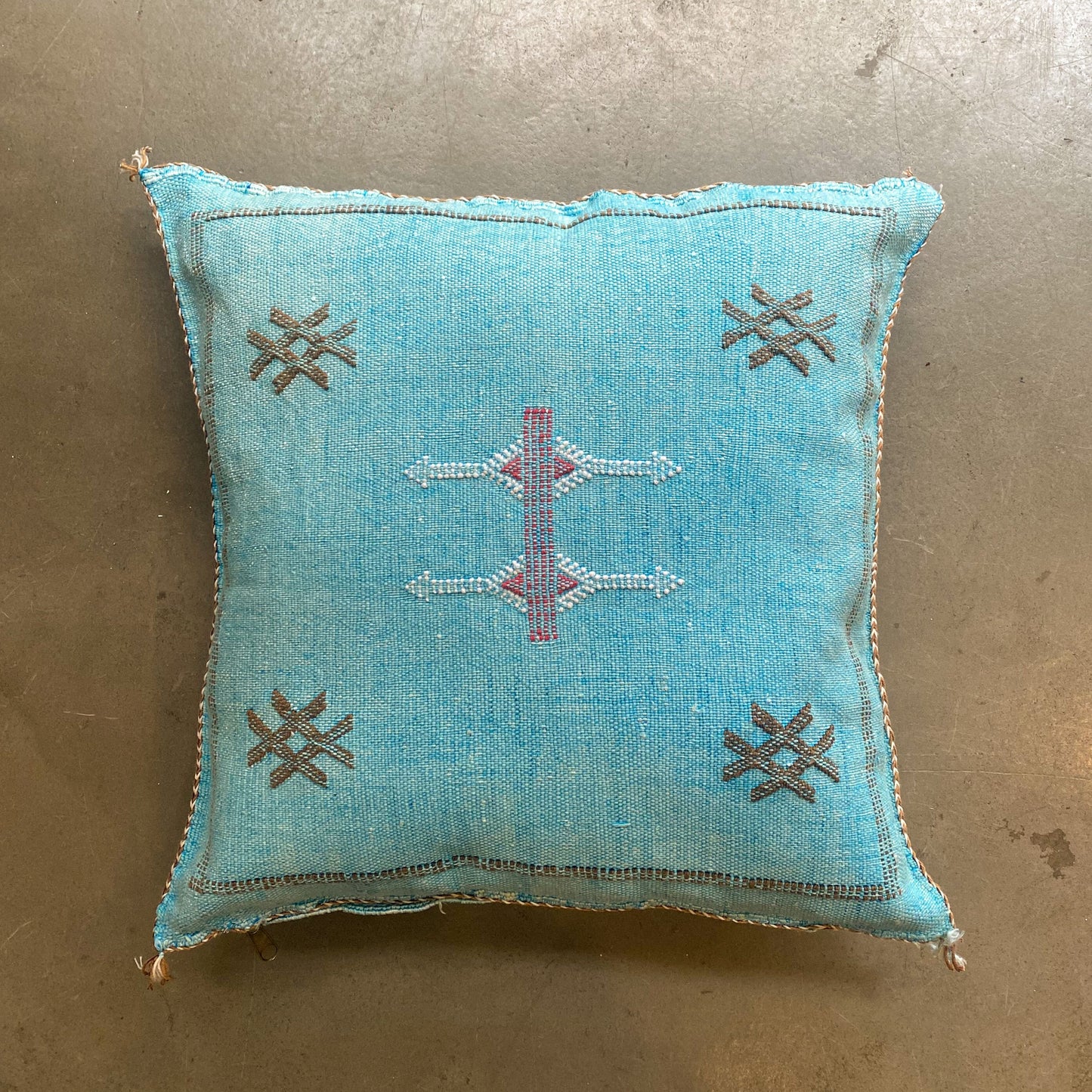 Blue Sabra Cushion
