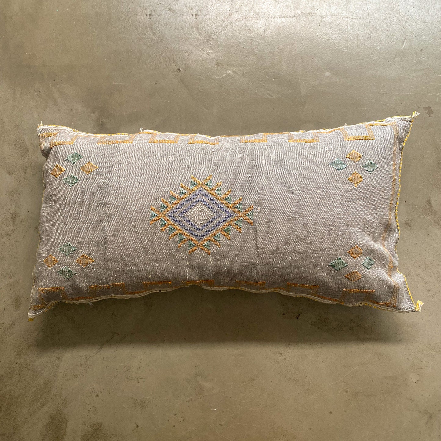 Long Grey Sabra Cushion