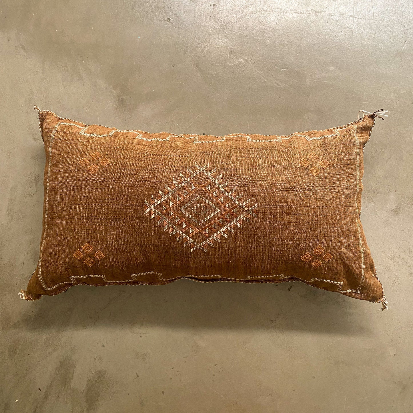 Long Light Brown Sabra Cushion