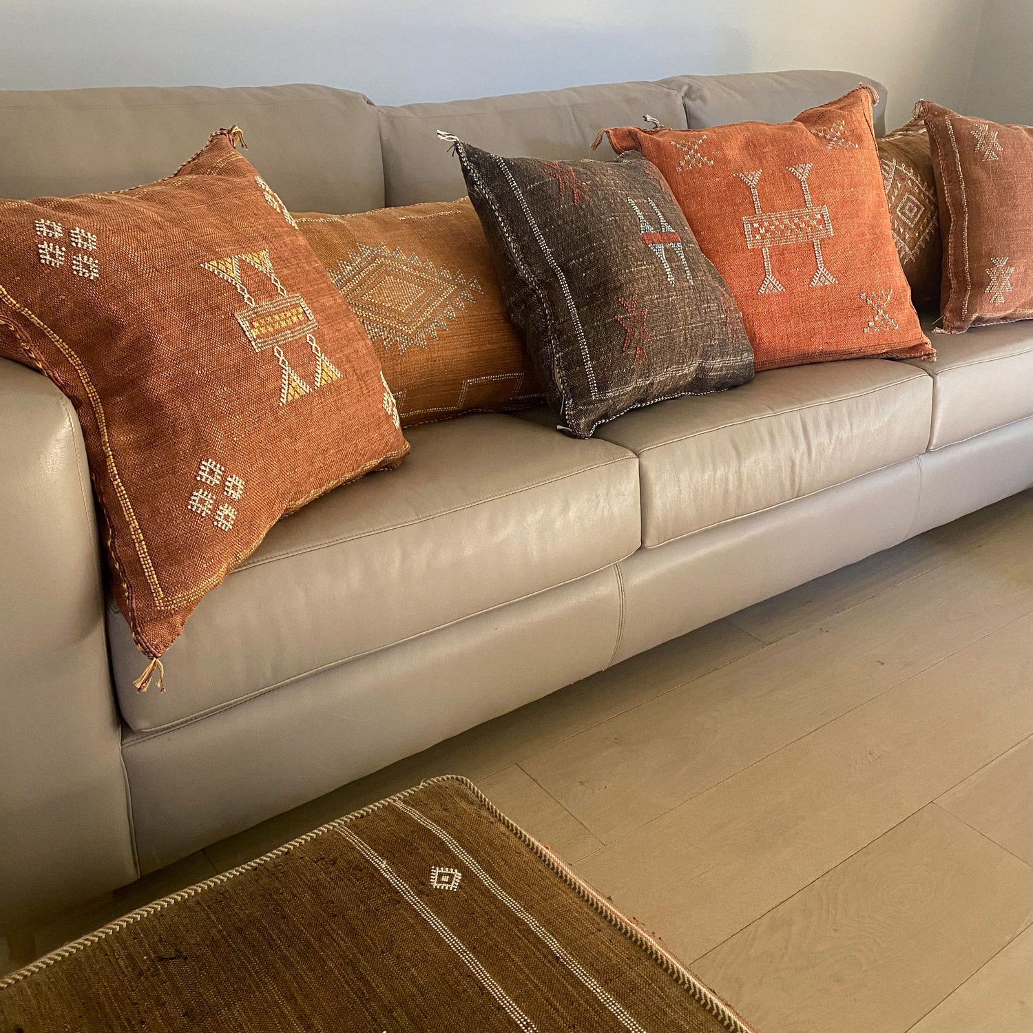 Brown and Orange Cushions