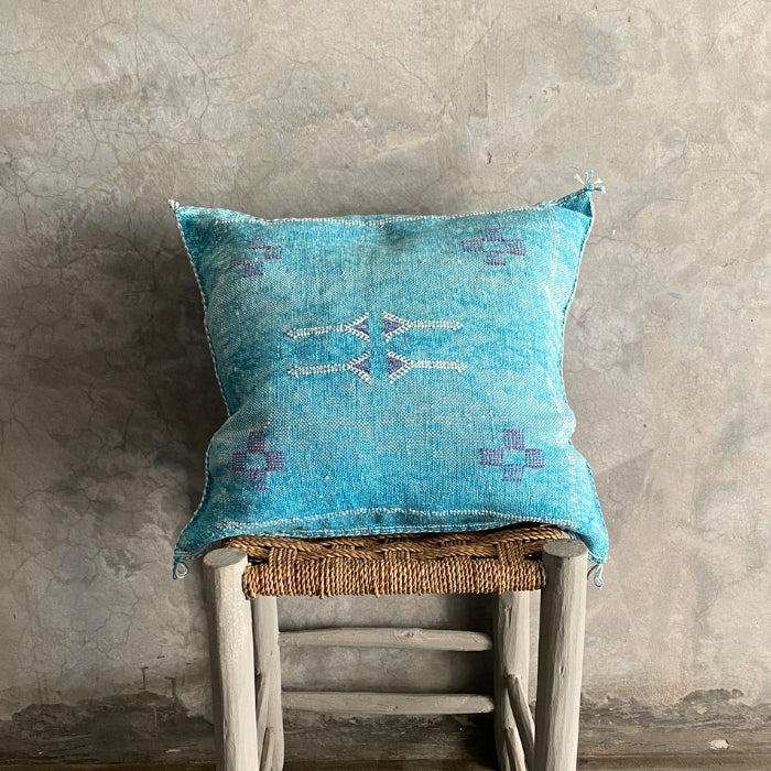 Blue Sabra Cushion