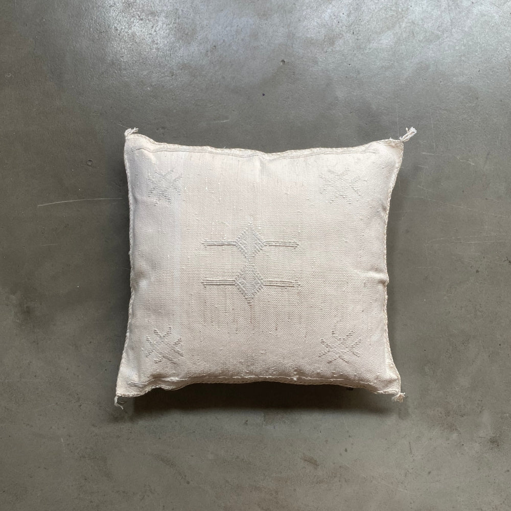 White Sabra Cushion