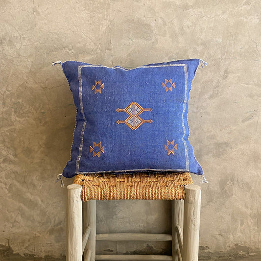 Blue Sabra Cushion