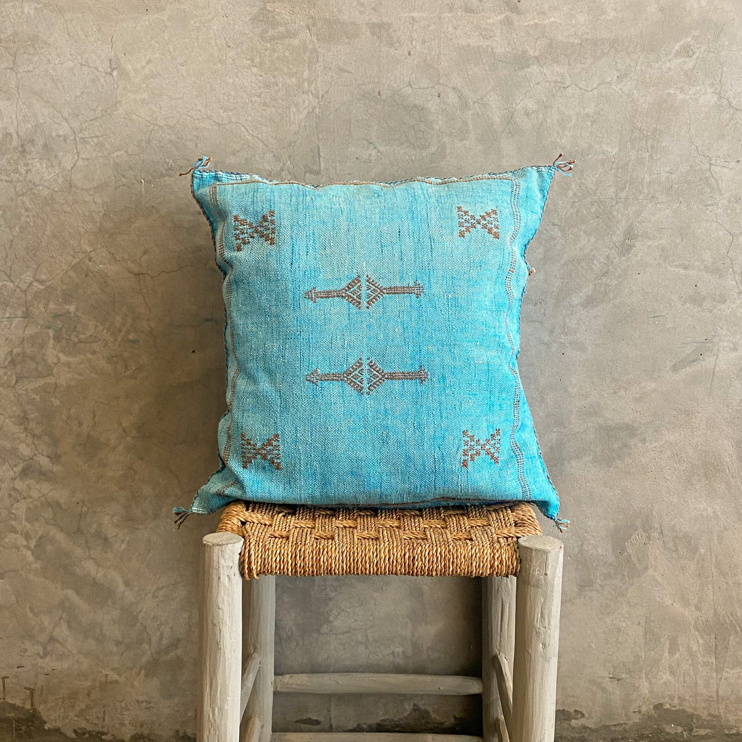 Blue Sabra Cushion