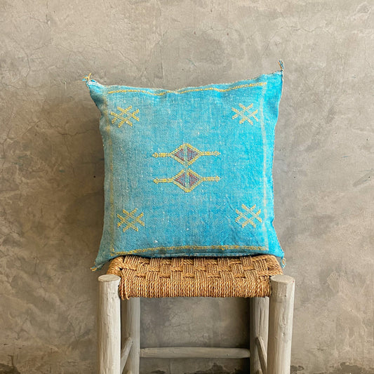 Blue Sabra Cushion