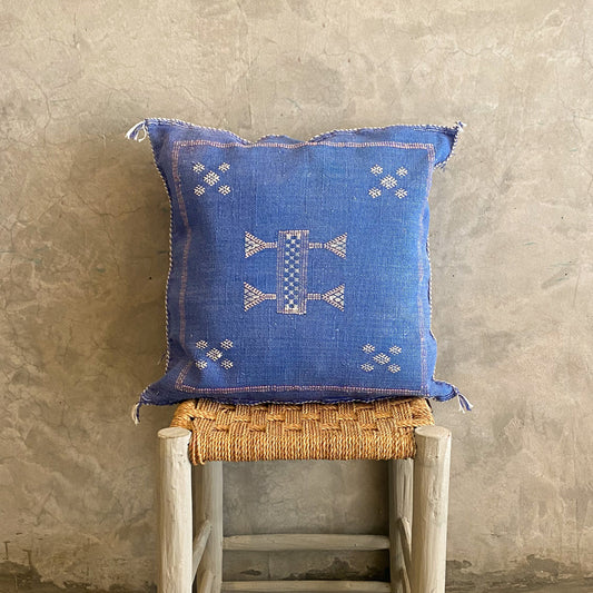 Blue Sabra Cushion