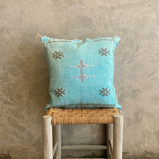 Blue Sabra Cushion