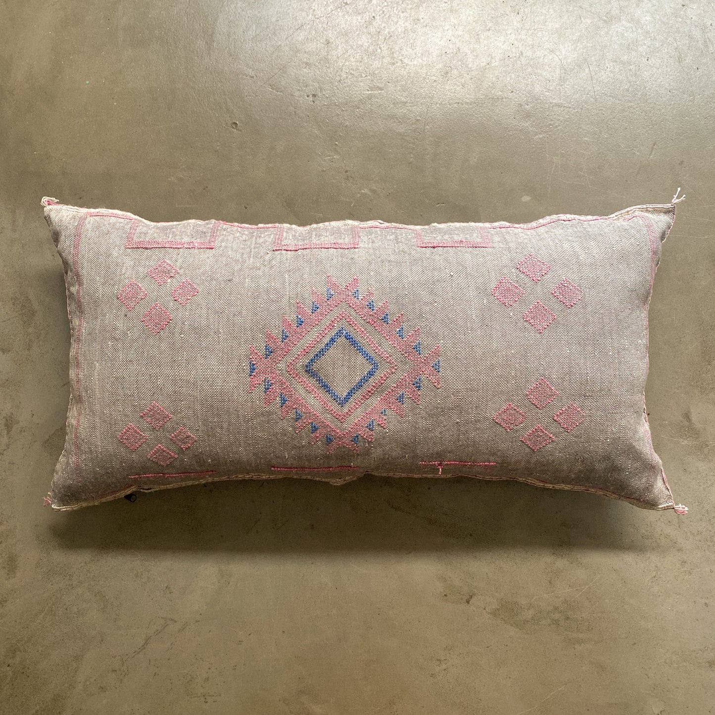 Long Grey Sabra Cushion