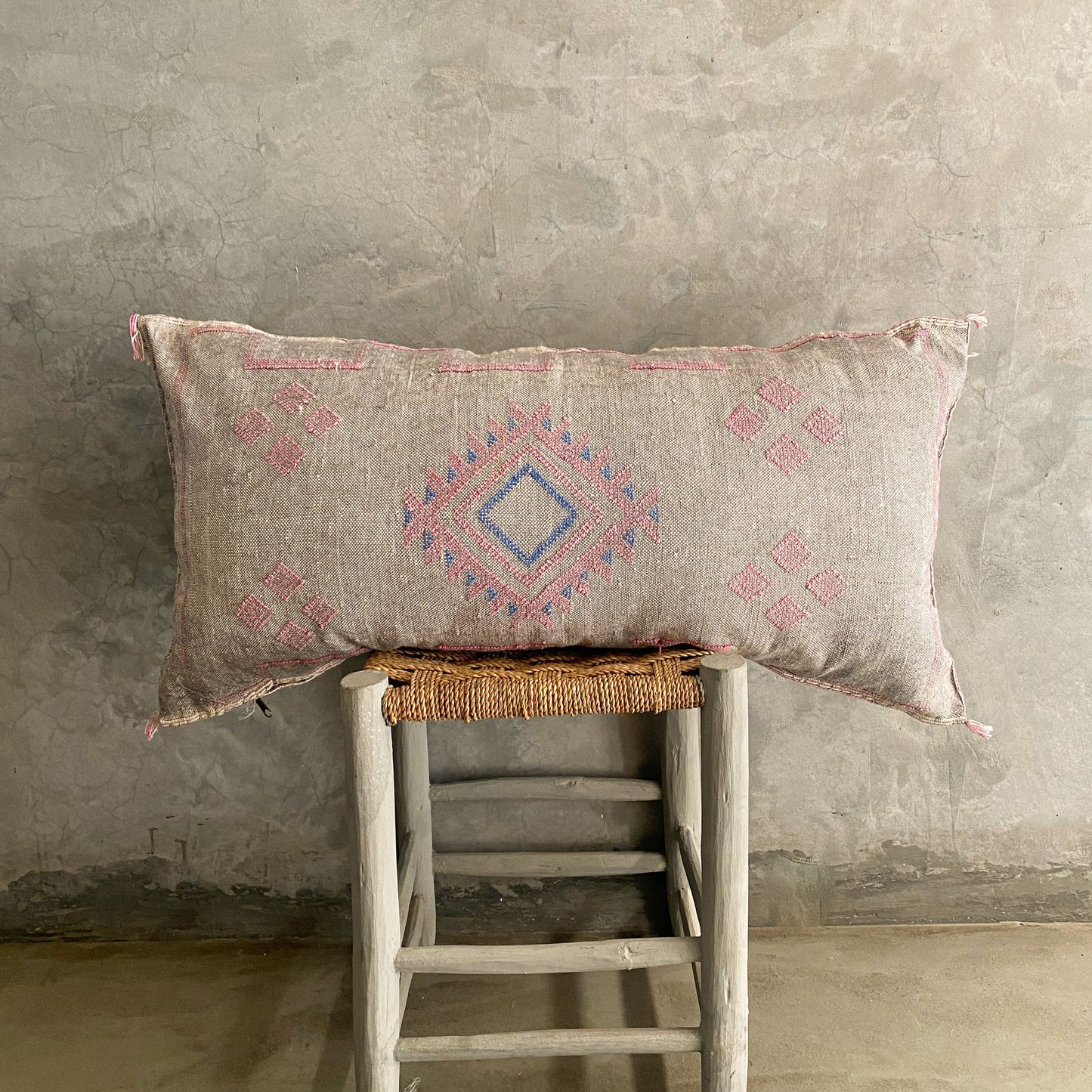 Long Grey Sabra Cushion