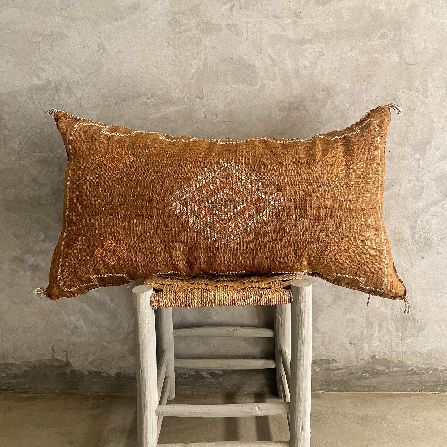 Long Light Brown Sabra Cushion