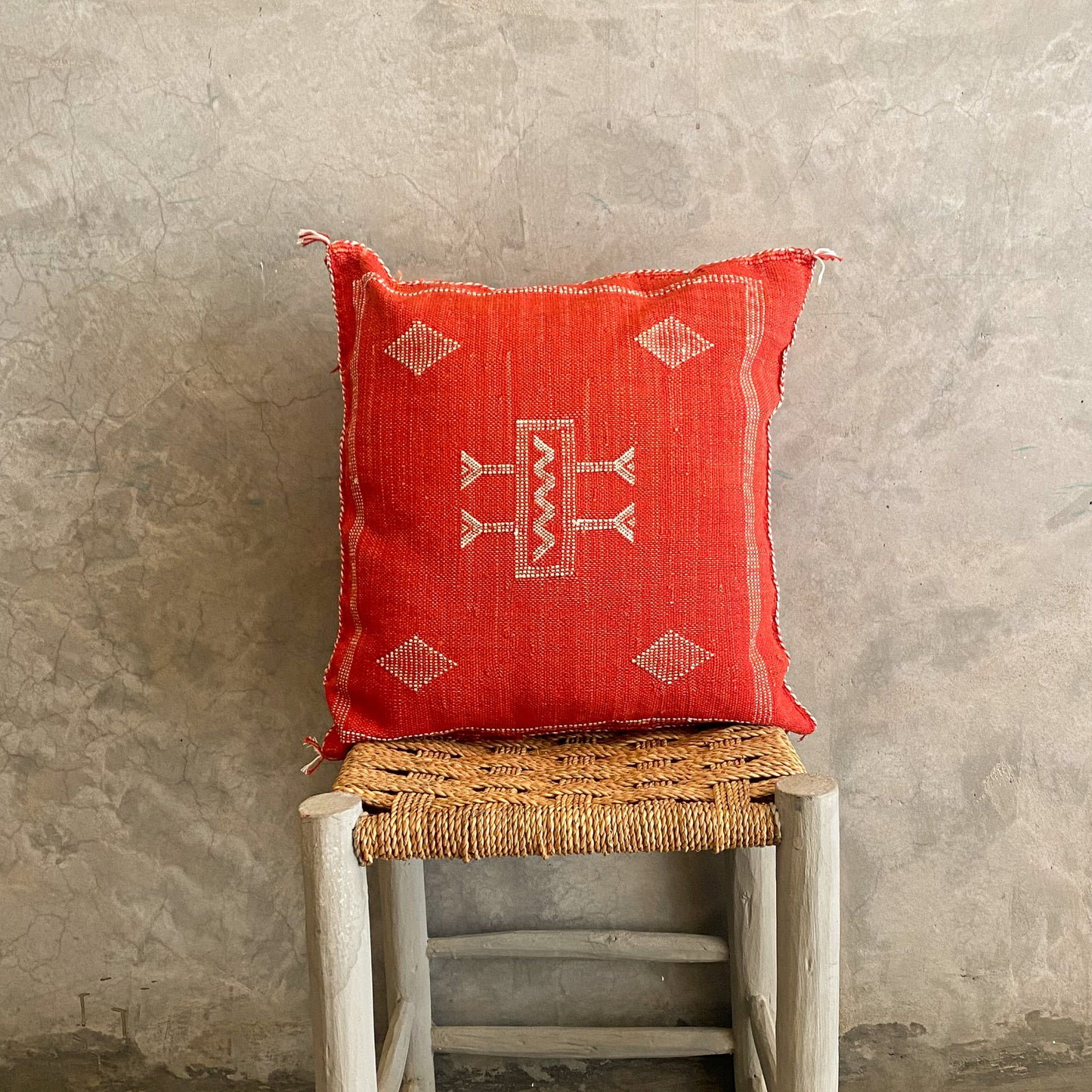 Red Sabra Cushion