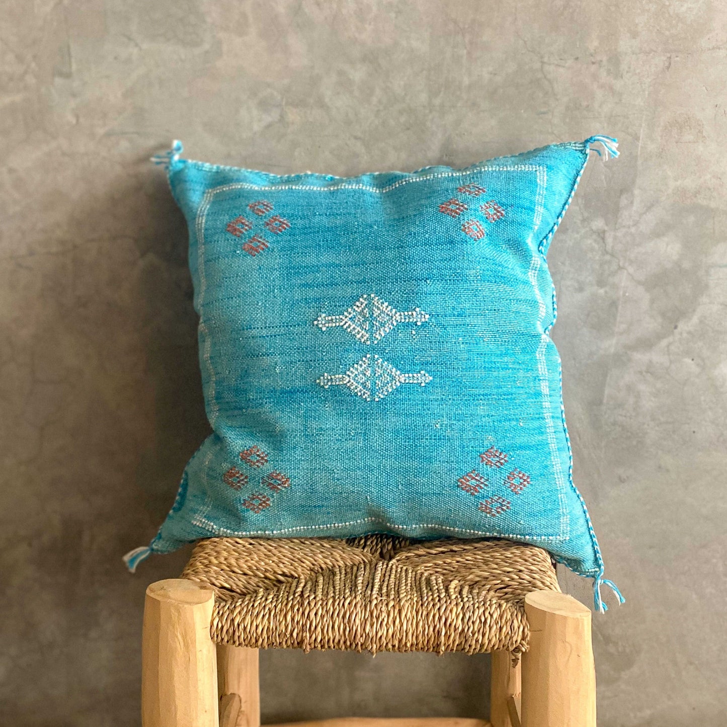 Blue Sabra Cushion