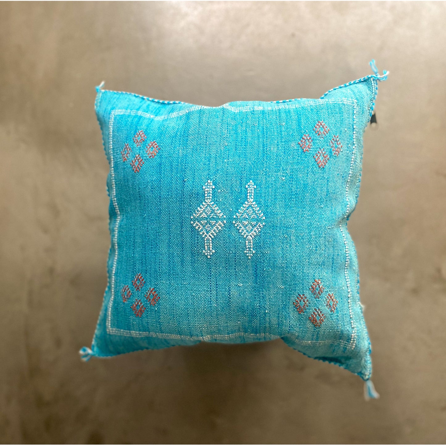 Blue Sabra Cushion