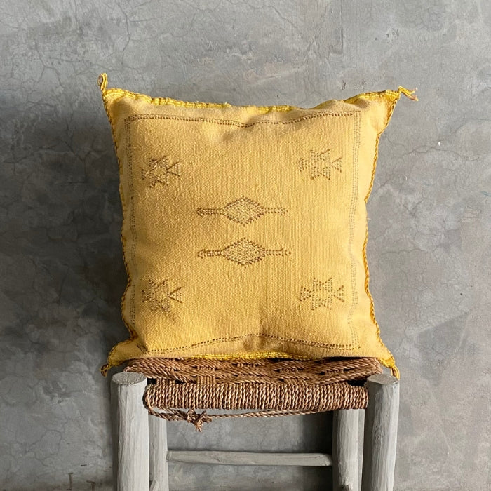 Yellow Sabra Cushion