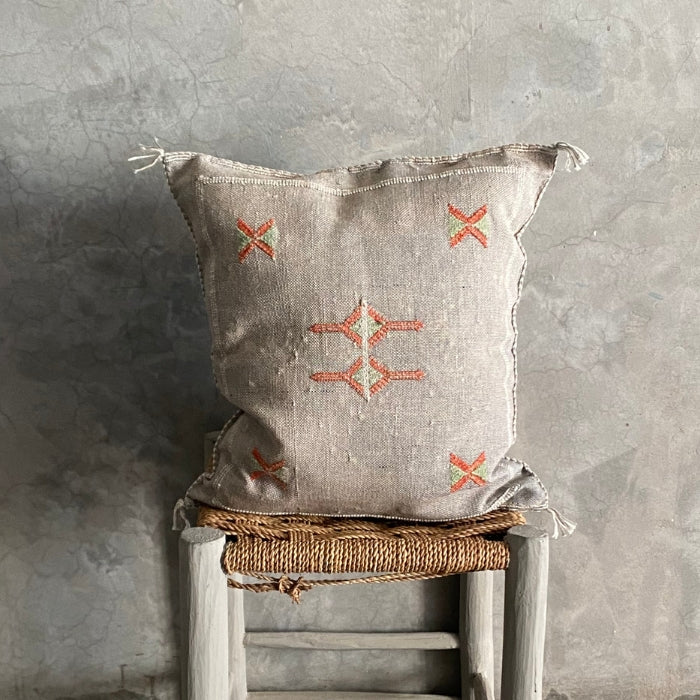 Grey Sabra Cushion