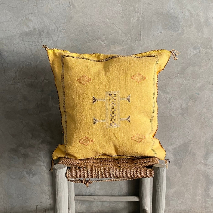 Yellow Sabra Cushion
