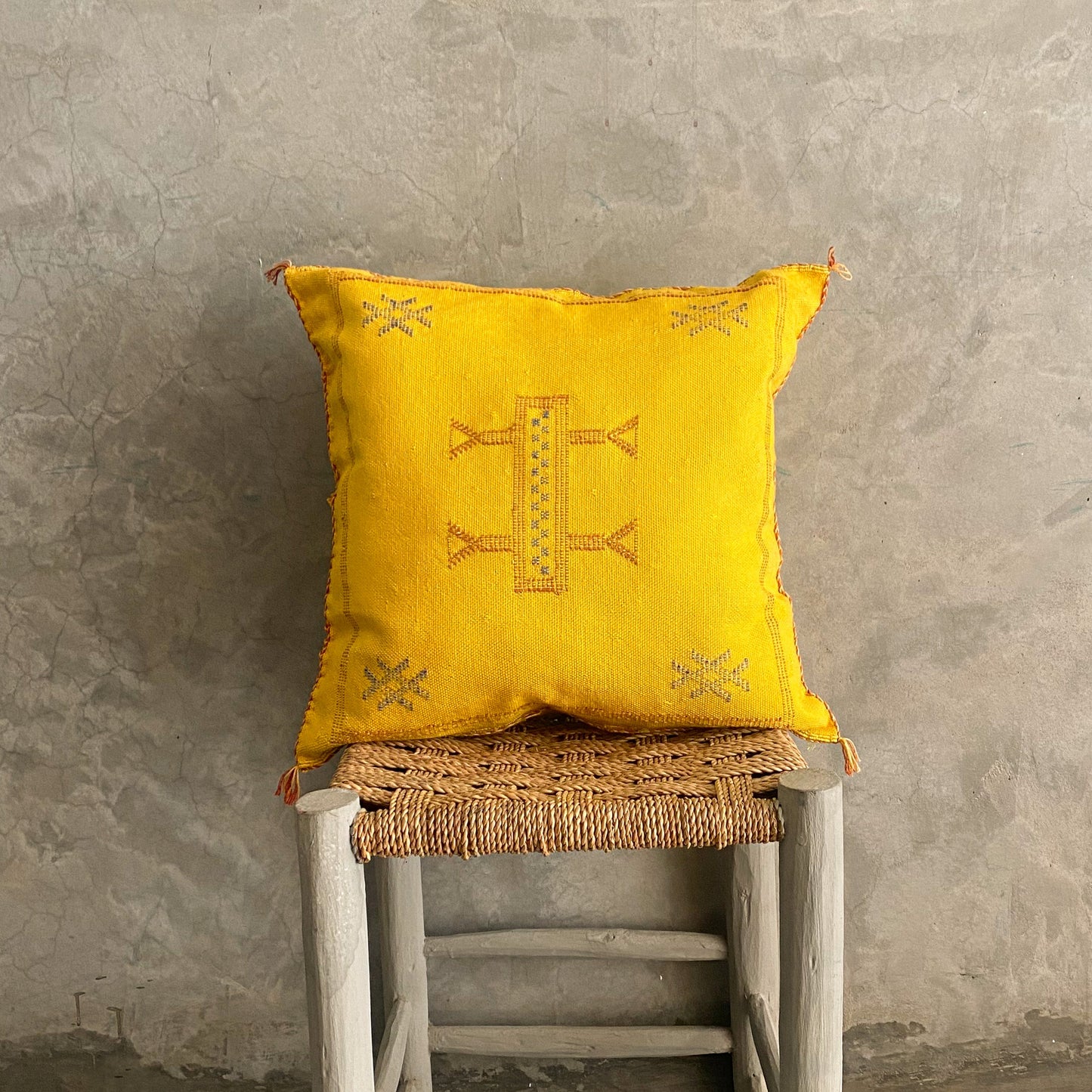 Yellow Sabra Cushion