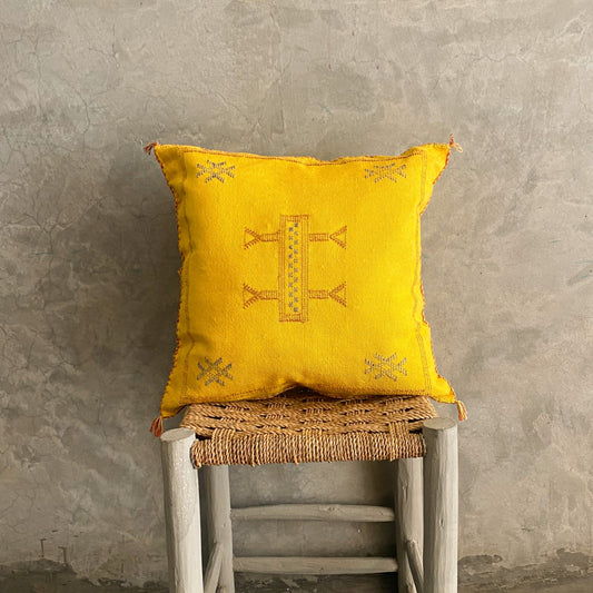Yellow Sabra Cushion