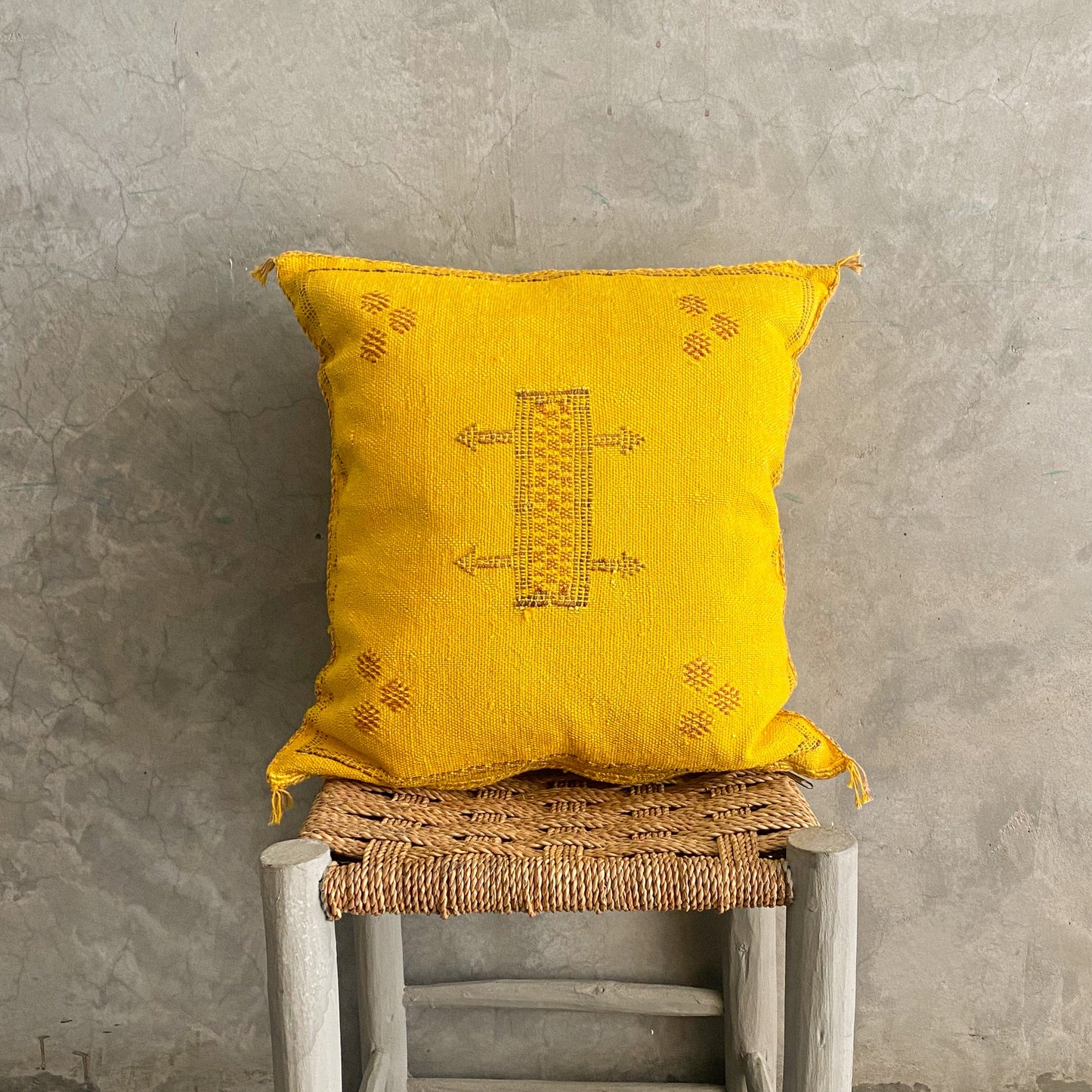 Yellow Sabra Cushion