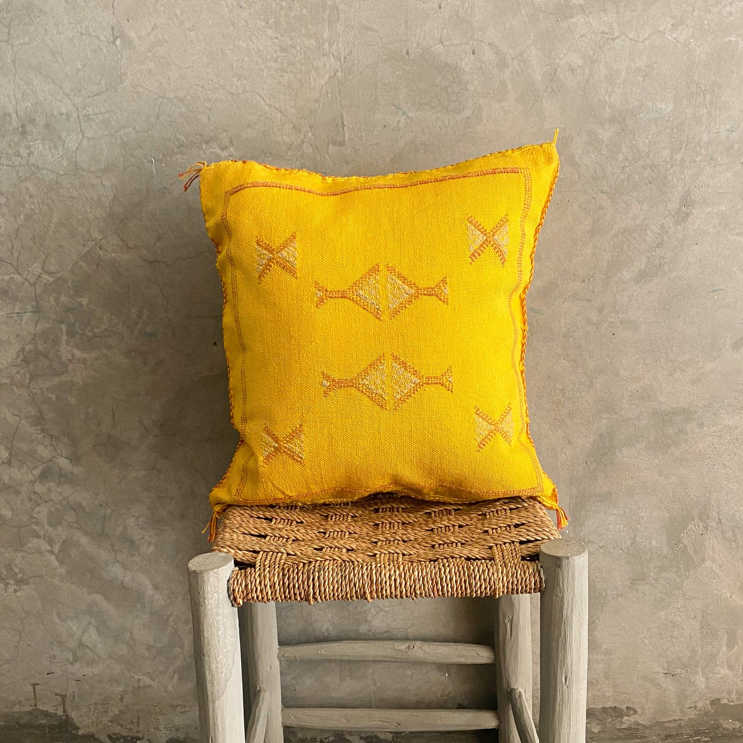 Yellow Sabra Cushion