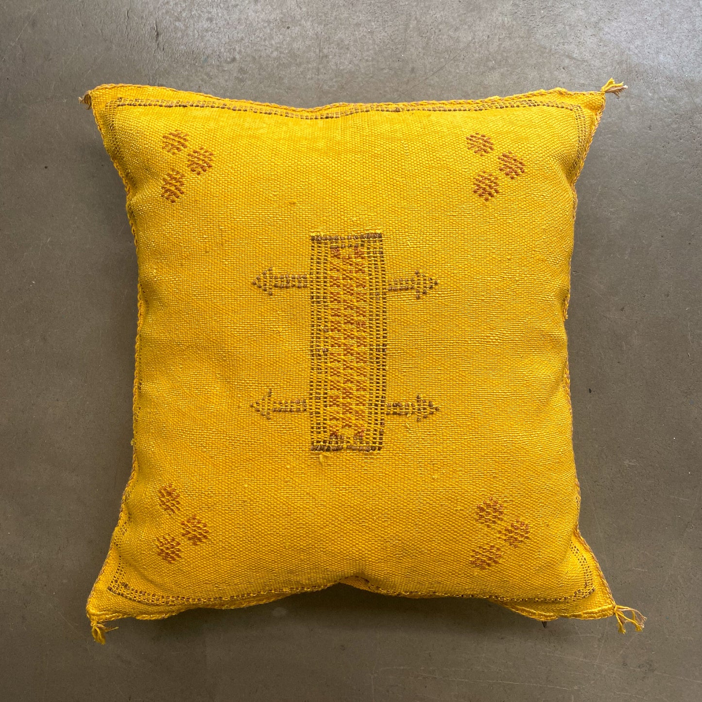 Yellow Sabra Cushion